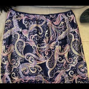 Victoria’s Secret Paisley silk skirt never worn